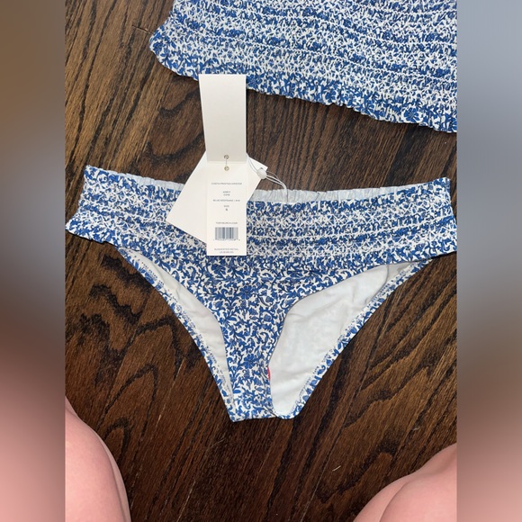 NEW WITH TAGS. TORY BURCH BIKINI. SMALL BOTTOM MEDIUM TOP - Picture 2 of 13
